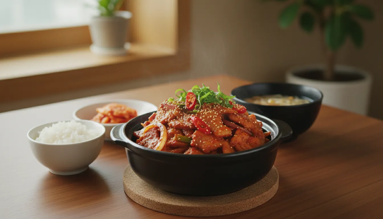 편스토랑 김강우 셰프 고간설 제육볶음