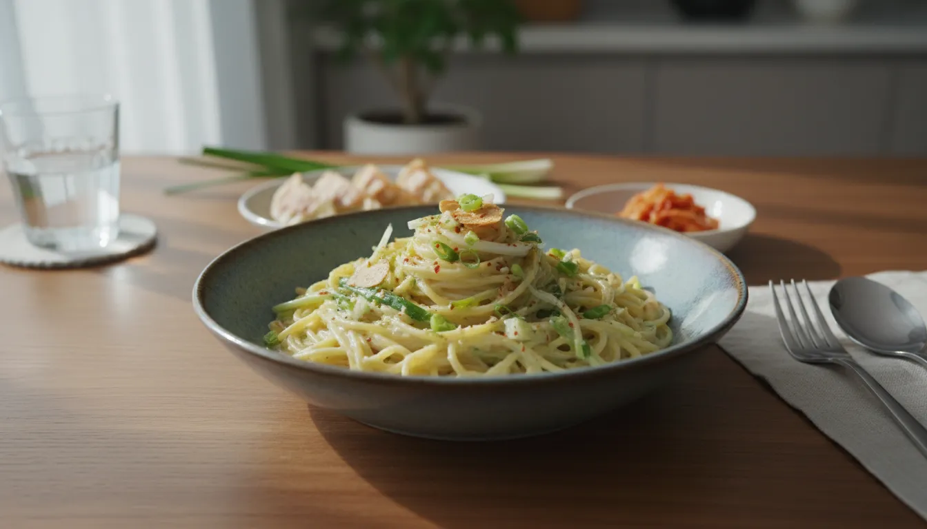 대파크림파스타