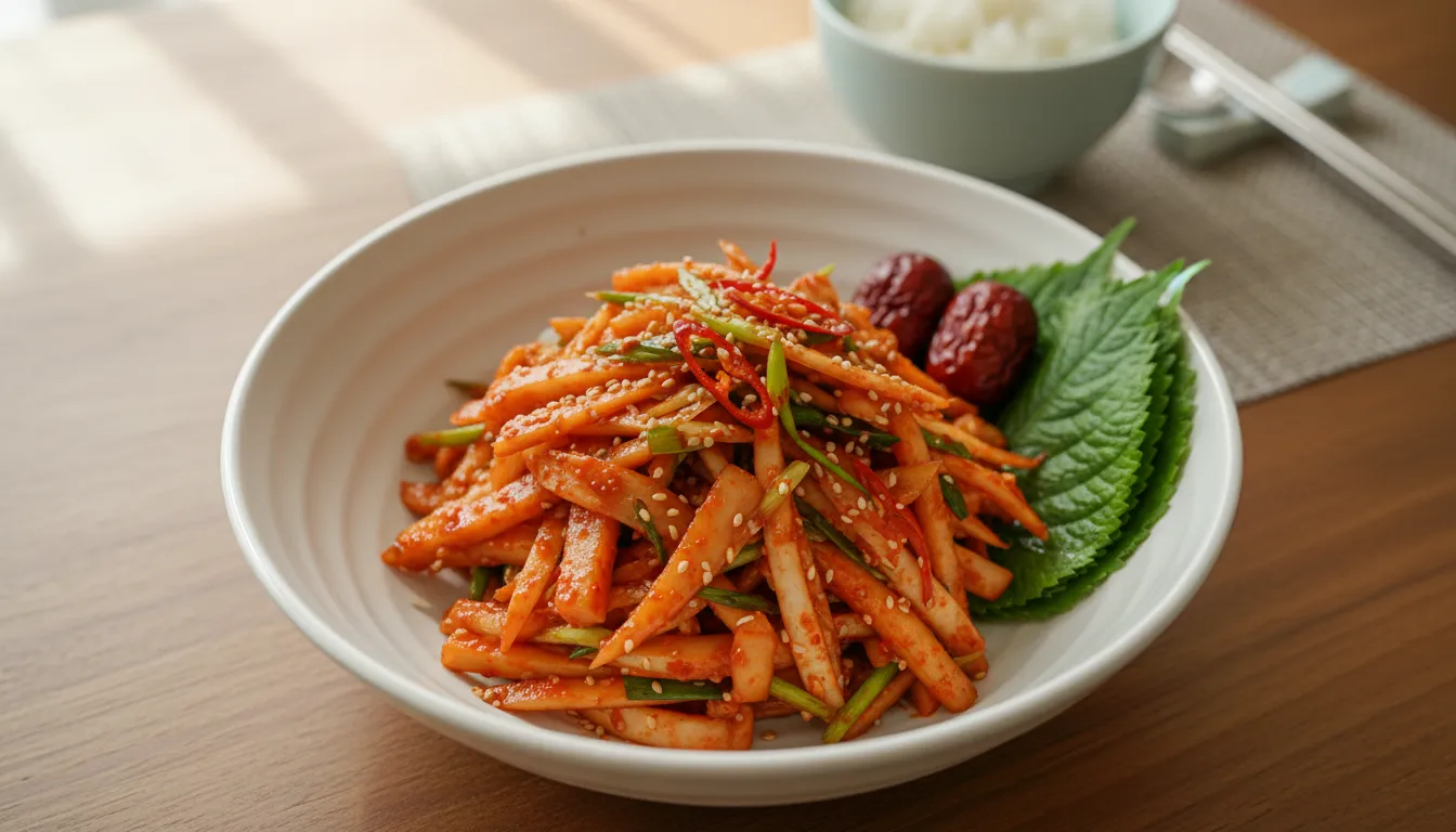 류수영 더덕무침