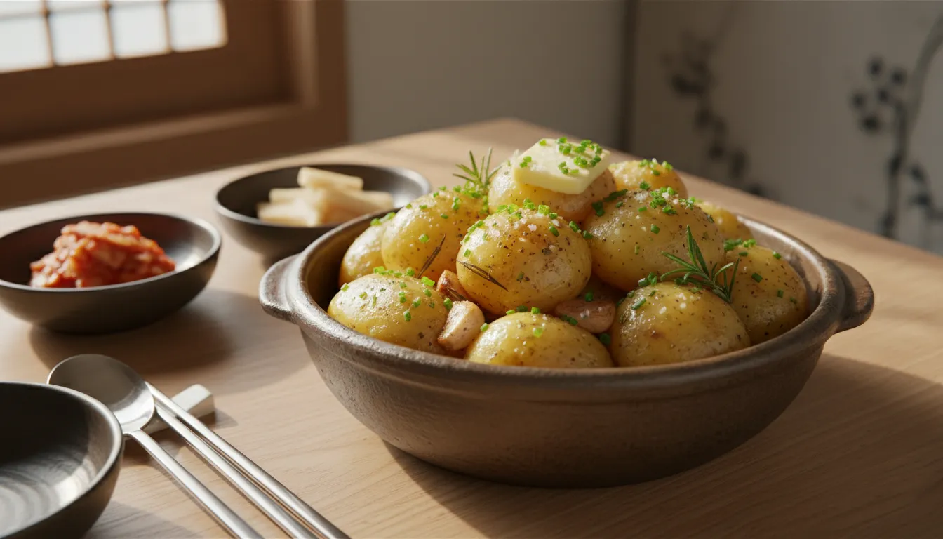 휴게소 버터 감자