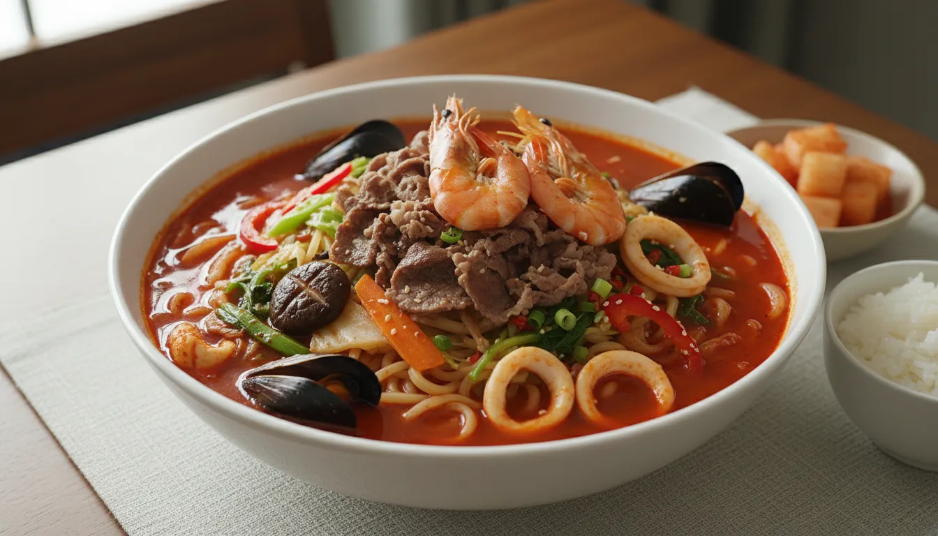 여경래 셰프 MiX 차돌 짬뽕