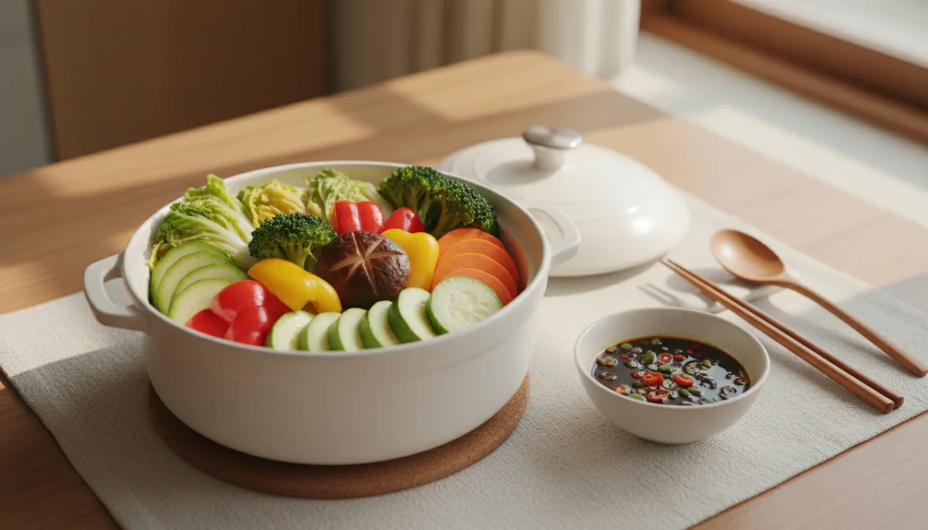 진서연 채소찜 다이어트 (특제 간장소스)