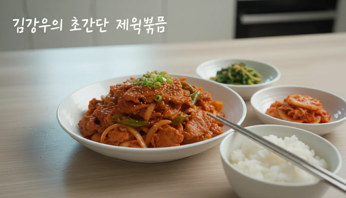 김강우의 초간단 제육볶음