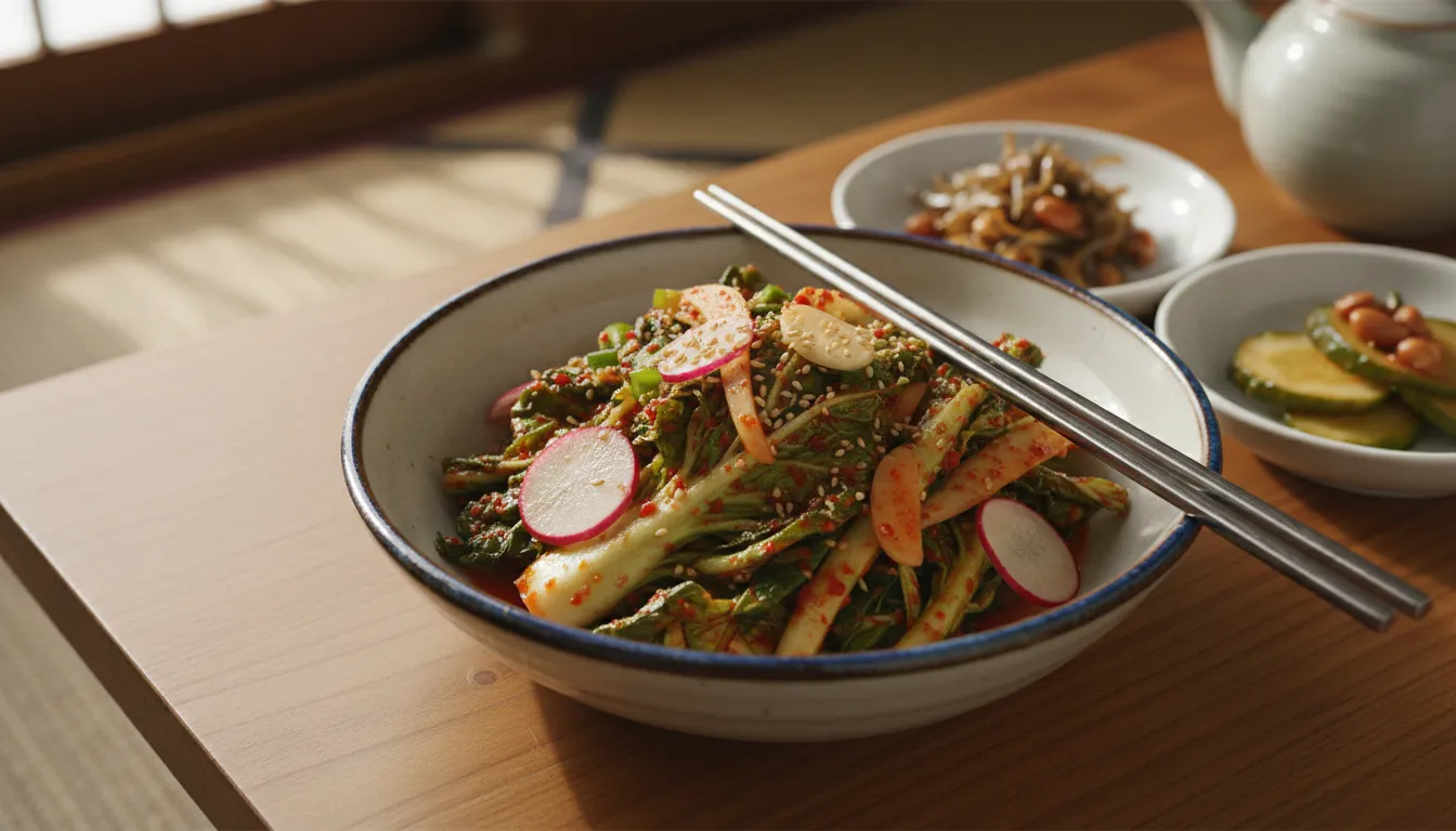 3분 컷 봄동 겉절이