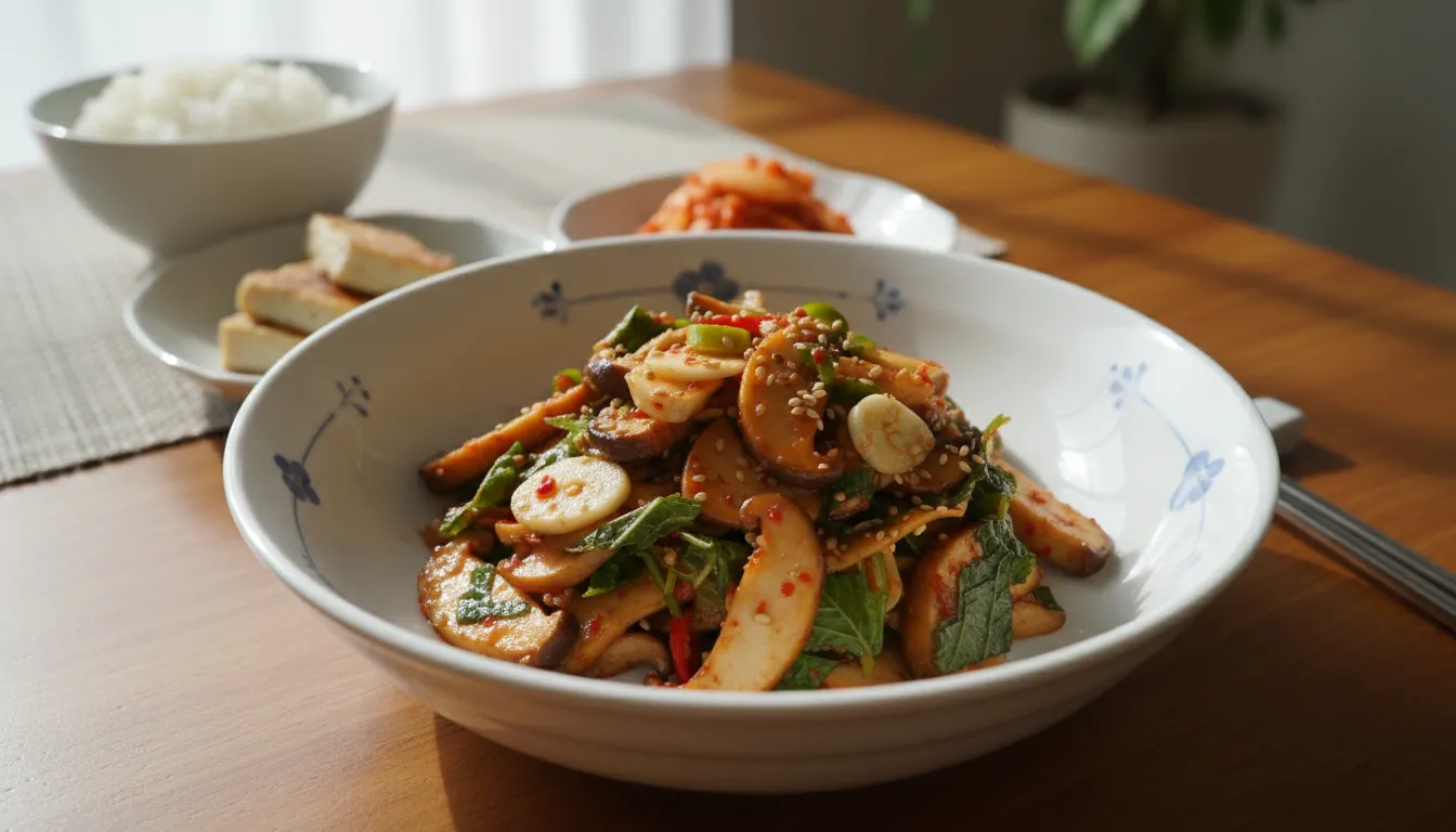 편스토랑 새송이버섯 무침