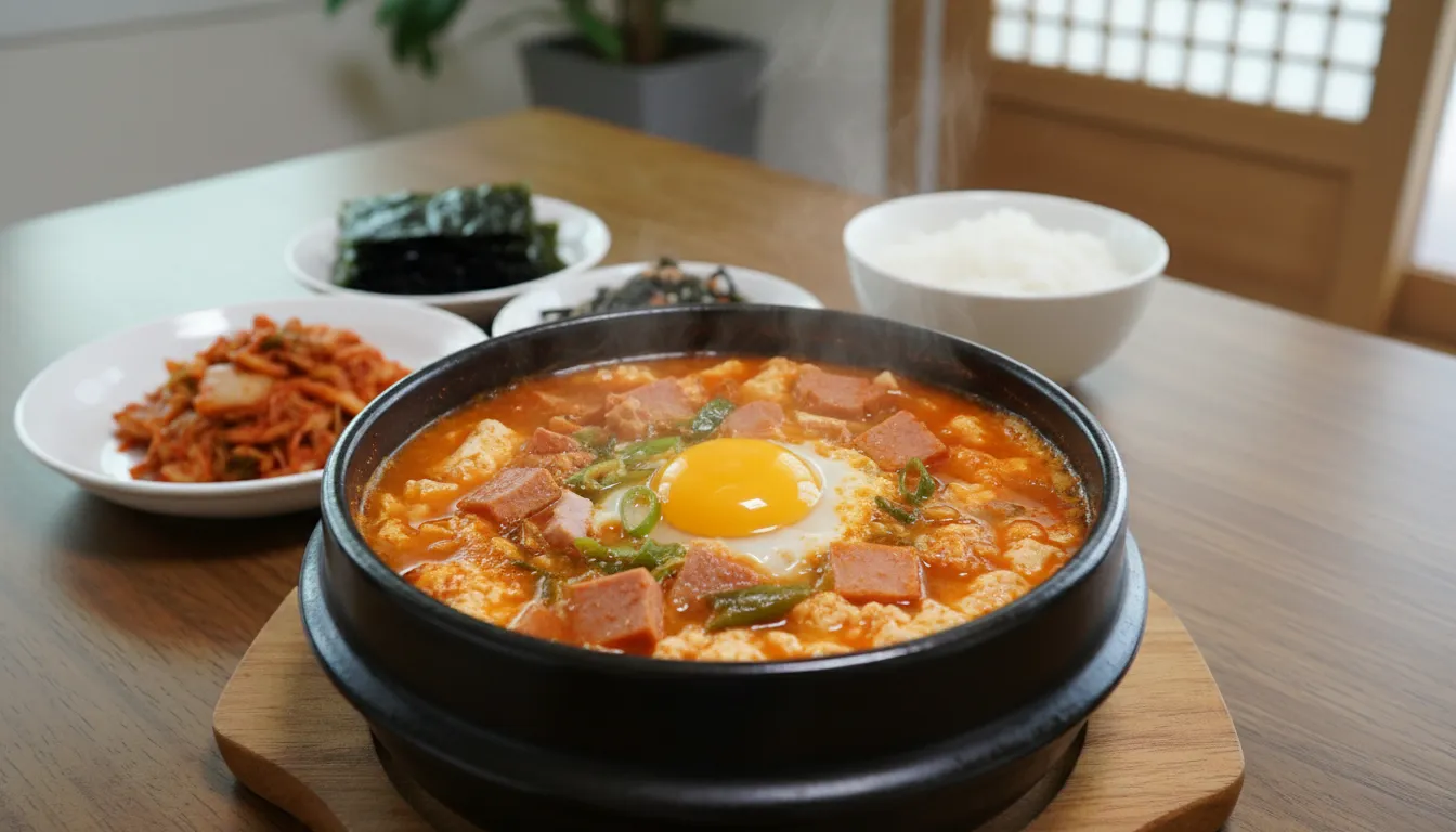 류수영 스팸순두부찌개